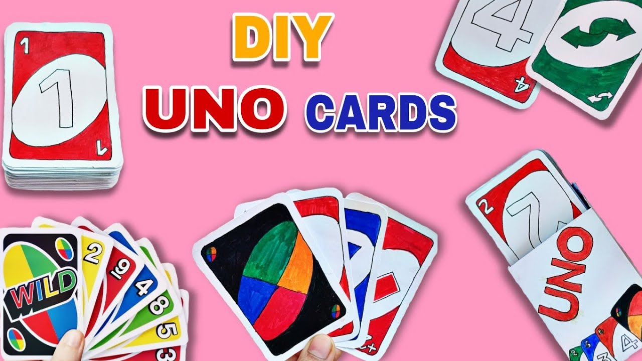 DIY UNO Card's ( DIY All 54 UNO Card's )!