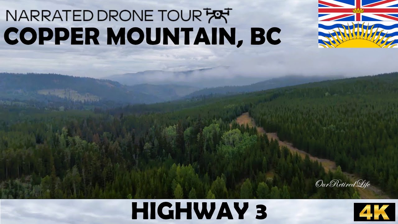 🛩️ Медная гора, Британская Колумбия 🌄 4K с дрона