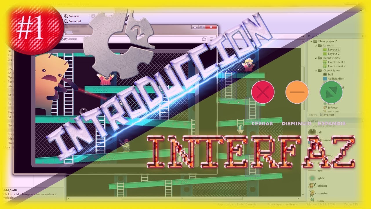 Construct 2 INTRODUCCION | Interfaz #1