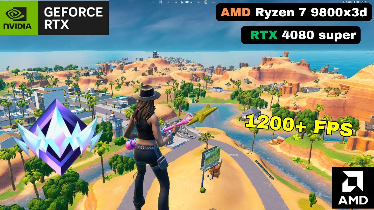 Ryzen 7 9800x3d + RTX 4080 Super | Competitive Settings | Reload Ranked Gamplay | Fortnite Benchmark