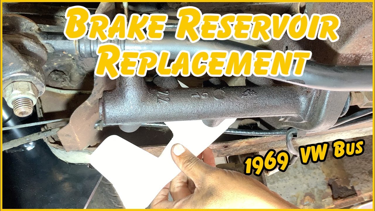 VW Bus Brake Reservoir & Pedal Seal Replacement | 1969 VW Bay Window Bus Revival Project Episode 36