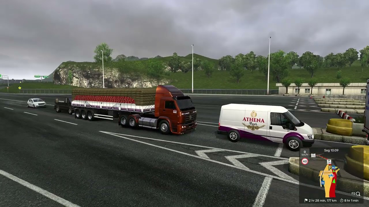 Serra + Chuva + 33T de Cebola! 🌧️ Volkswagen Titan no Mapa EAA – Tensão Total!