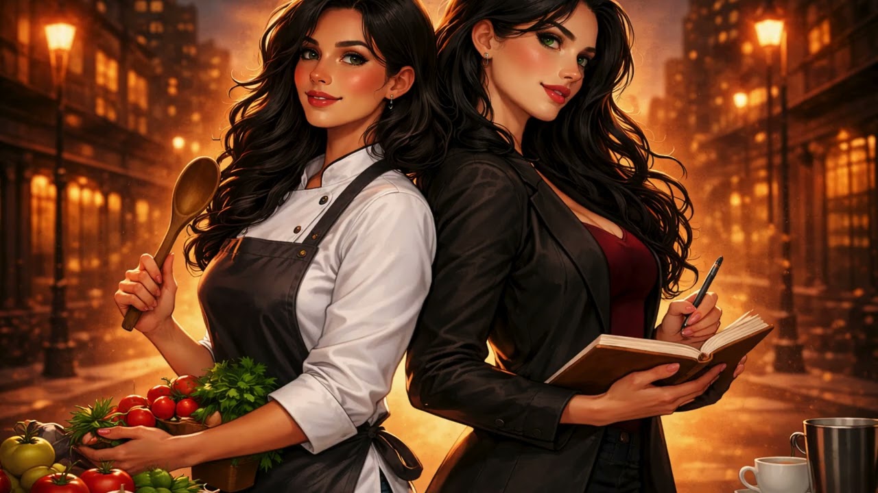 The Chef & The Author | Lesbian Romance Stories | Cozy Wlw Sapphic Romance complete audiobook