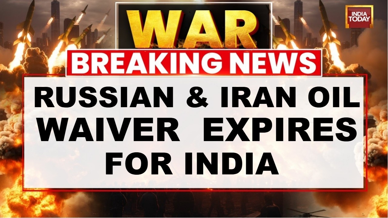 Iran-US War News Live: US To End Waiver For Russia, Iran Oil | Trump | Crude Oil | Geopolitical News