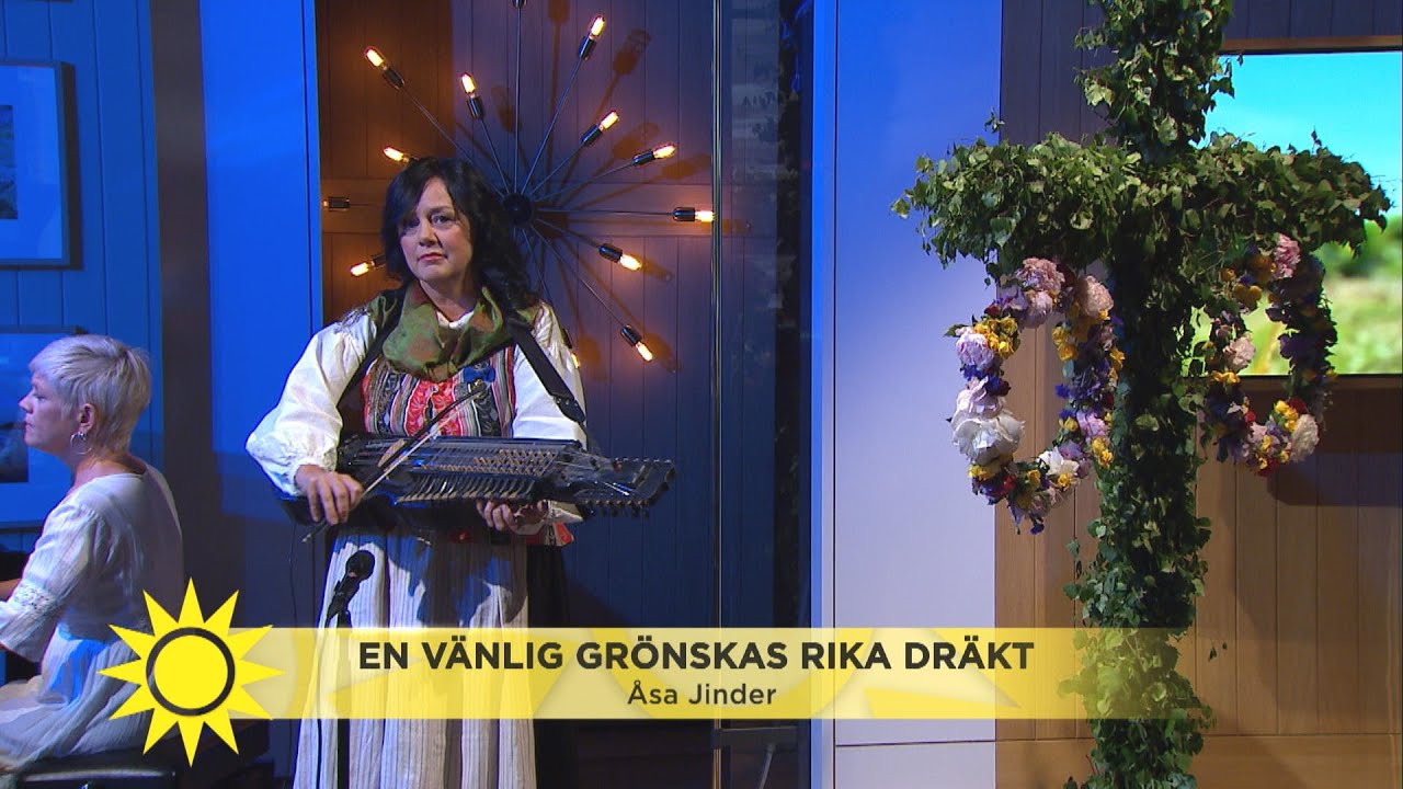 Åsa Jinder - En vänlig grönskas rika dräkt - Nyhetsmorgon (TV4)