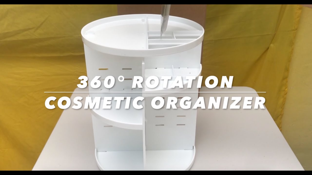 CHEAP ROTATING MAKEUP ORGANIZER FROM SHOPEE & LAZADA | UNBOXING | 360&deg; ROTATING COSMETIC ORGANIZER