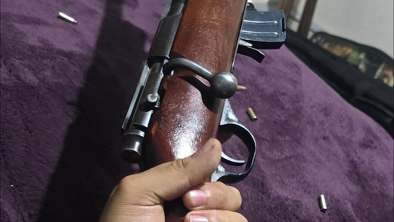 Glendfield mod 25 rifle cal 22 marlin rifle de cerrojo prueba!