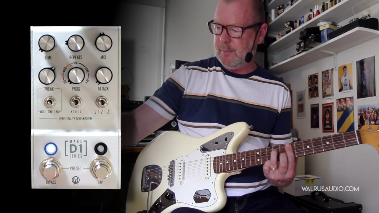 Walrus Audio: MAKO Series D1 High Fidelity Echo Machine