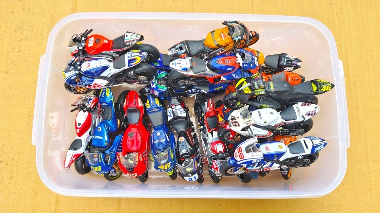 Box of Various Model Bikes