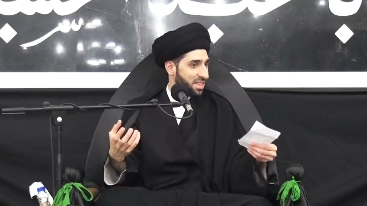 السيد محمد شبر | وبالحسين تسعدون وبه تشقون | ليلة 1 محرم ١٤٤٥ هجري | حسينية أم البنين ع