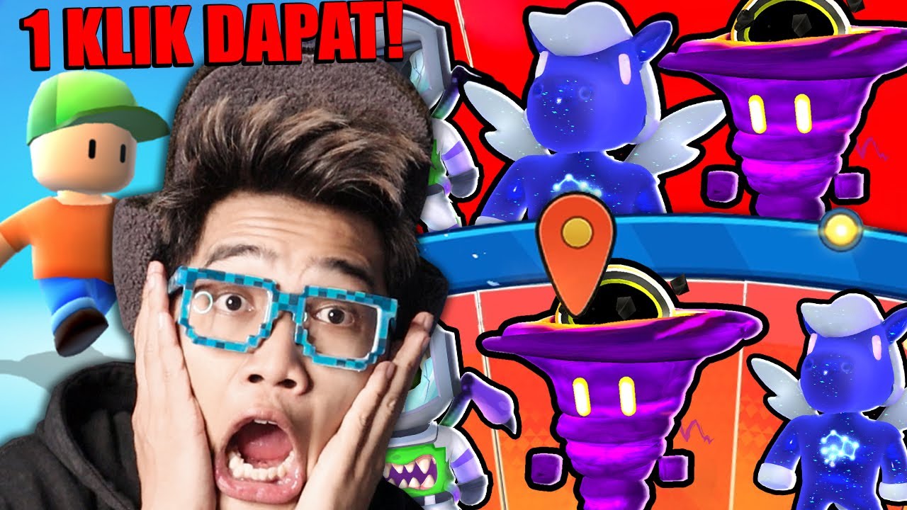CARA 1X KLIK DAPAT SKIN GALAXY TORNADO LANGKA, BISA NERBANGIN MUSUH, SEMUA KETAKUTAN DI STUMBLE GUYS