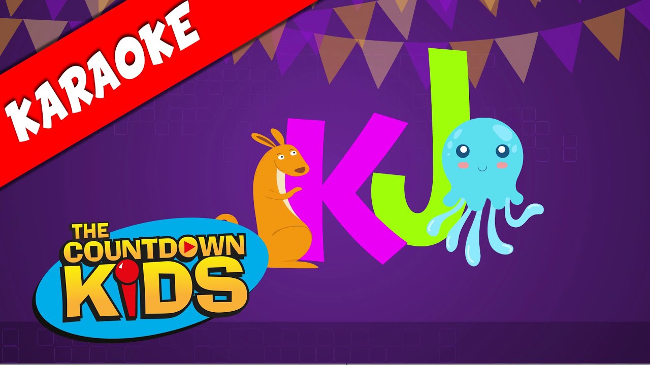 The Alphabet Song (KARAOKE) - The Countdown Kids | Kids Songs & Nursery Rhymes | Lyric Video