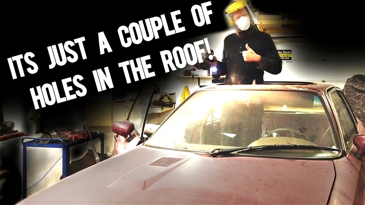 Citroën CX GTi | Strip down - holes in the roof!