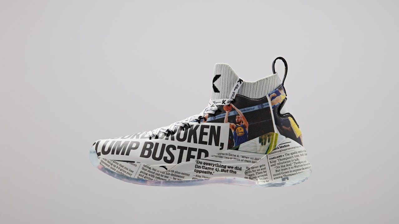 Warriors Klay Thompson's East Bay Times x Anta KT4s shoes
