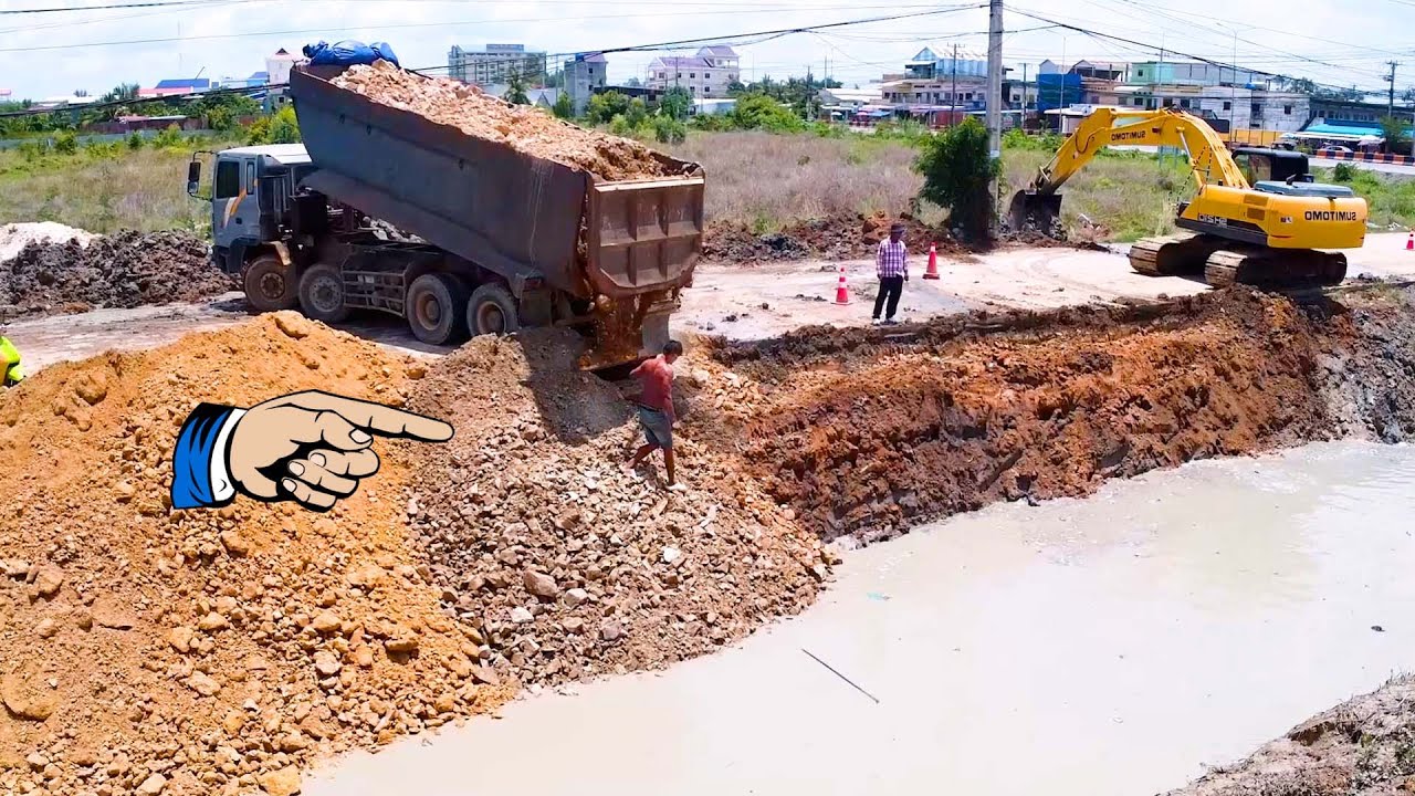 Wow!! Scary Mega Machines at Work Transforming a Landfill with Dump Trucks & Dozers in Action!
