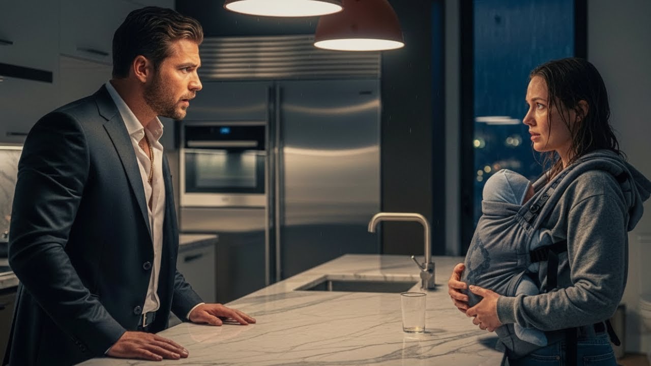 „Was machst du in meinem Haus?“ fragte der Mafiaboss — dann erstarrte er beim Kind in ihren Armen