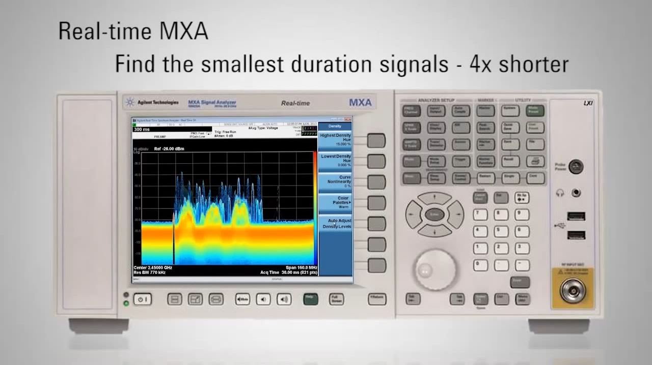 Keysight Signal-/Spektrumanalysatoren N9020A-Serie – hohe Messgenauigkeit und kurze Messzeiten