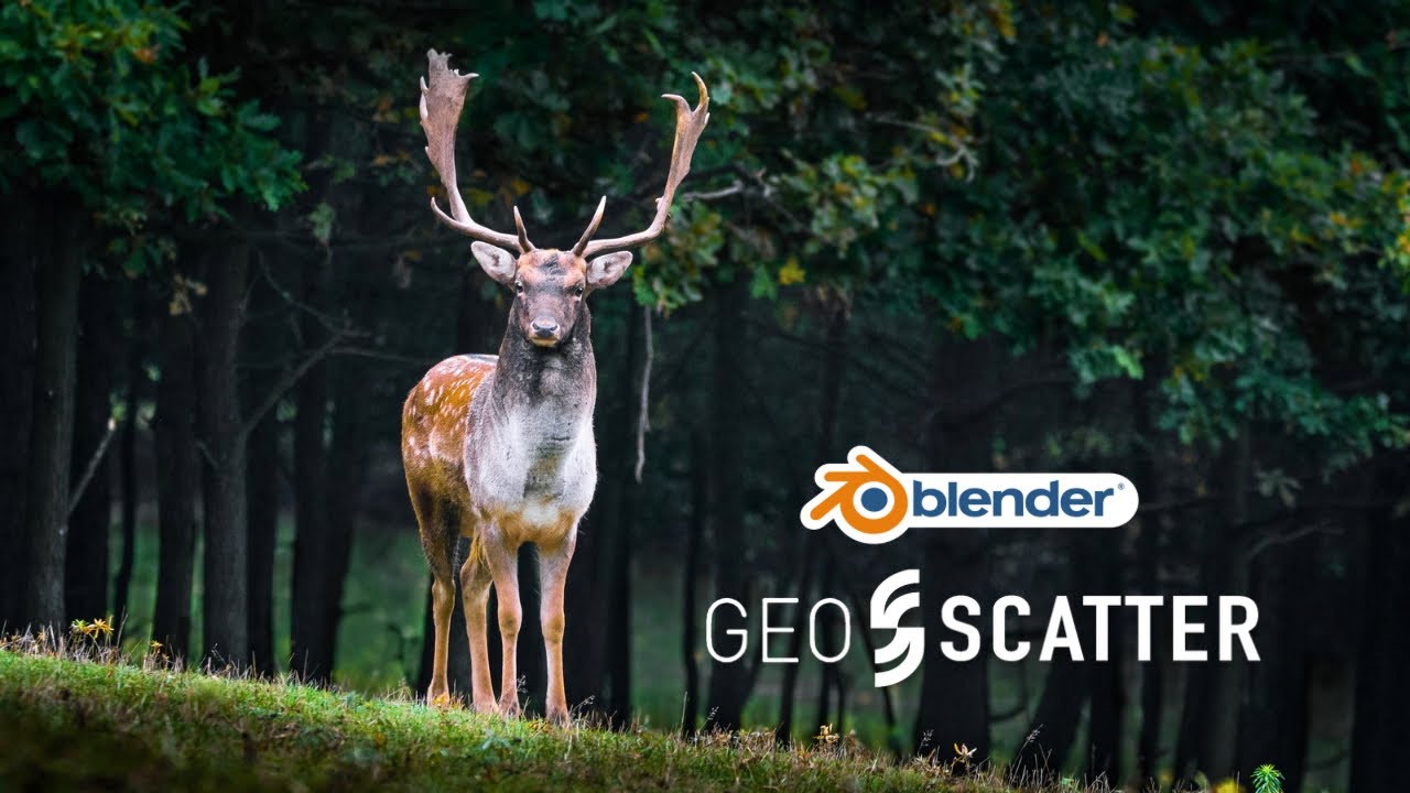 Create Cinematic scene Using Geo Scatter | Blender tutorial 