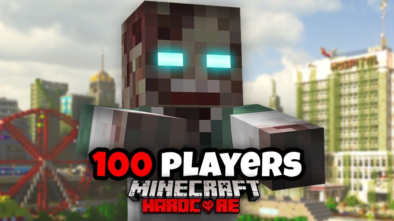 Я смоделировал зомби-апокалипсис на хардкорном сервере Minecraft