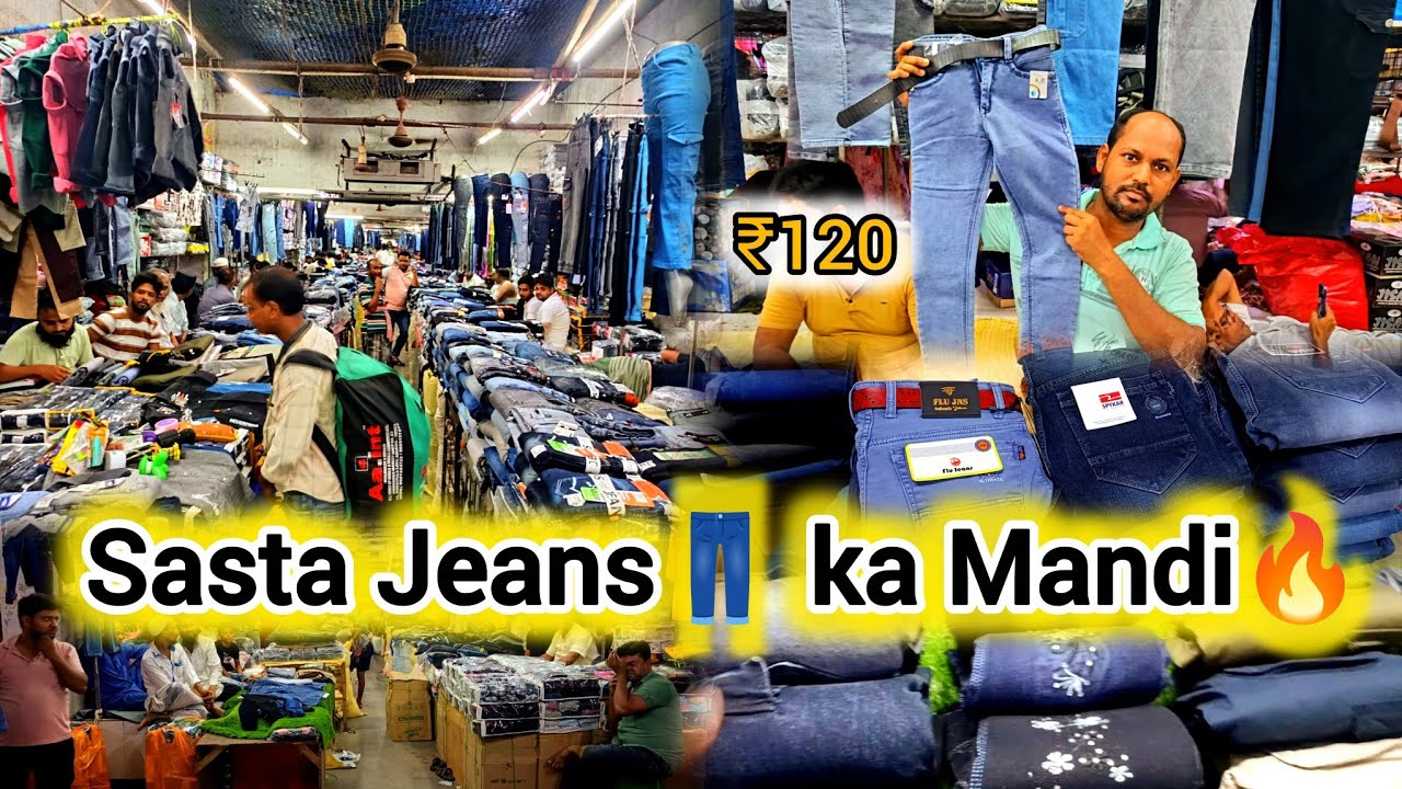 Biggest Wholesale Jeans👖 Market in Kolkata🔥(Metiyabruz ABM Haat)#metiabruzhaat