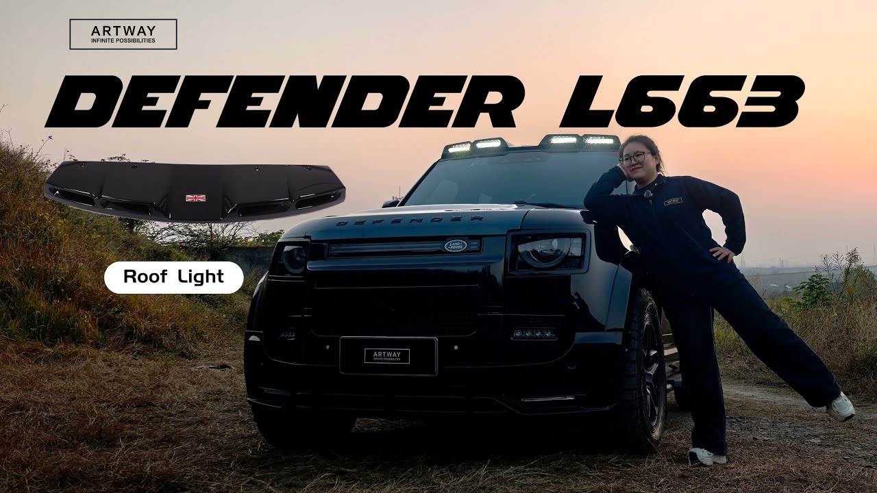 LED ROOF LIGHT POD LIGHT FRONT LIGHT BAR FOR DEFENDER L663