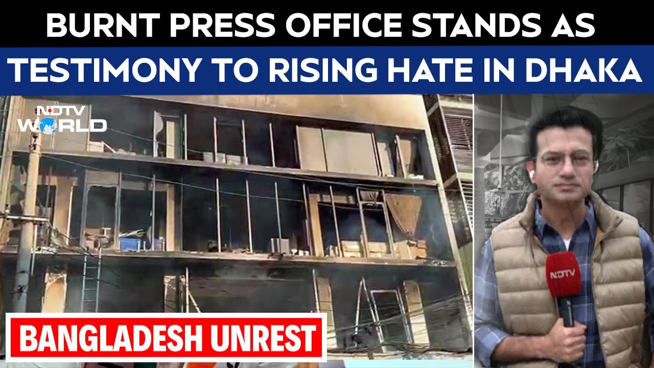 Bangladesh Protests | Charred Prothom Alo Office Stands As Testimony To Rising Hate In Dhaka