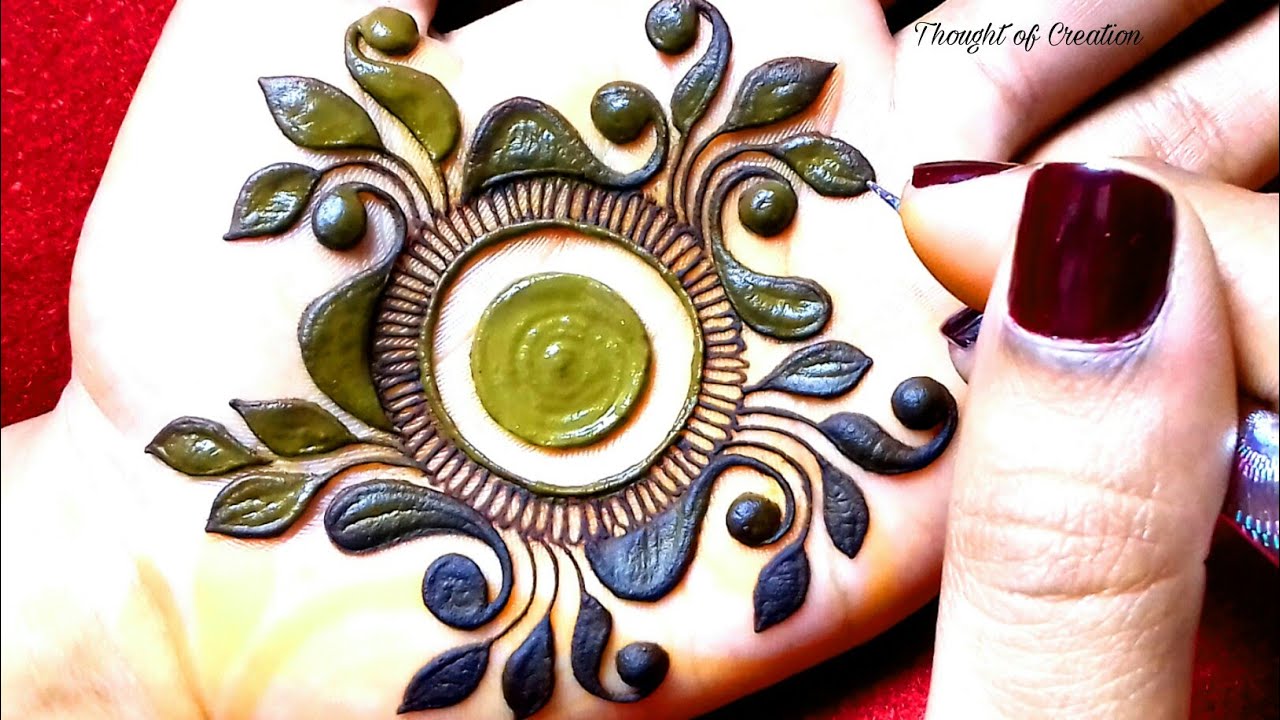 Unique Double Mandala Henna