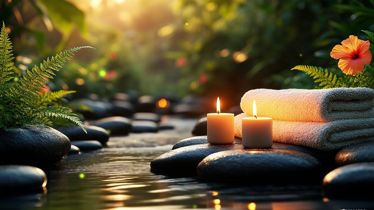 Relaxing Spa Music 🌻 Total Relaxation,Stress Release,Insomnia Cure,Healing Peaceful Water Music 31