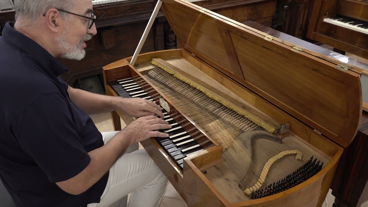 A cosa servono le due ginocchiere del pianoforte Luigi Violi (Bologna, circa 1795)