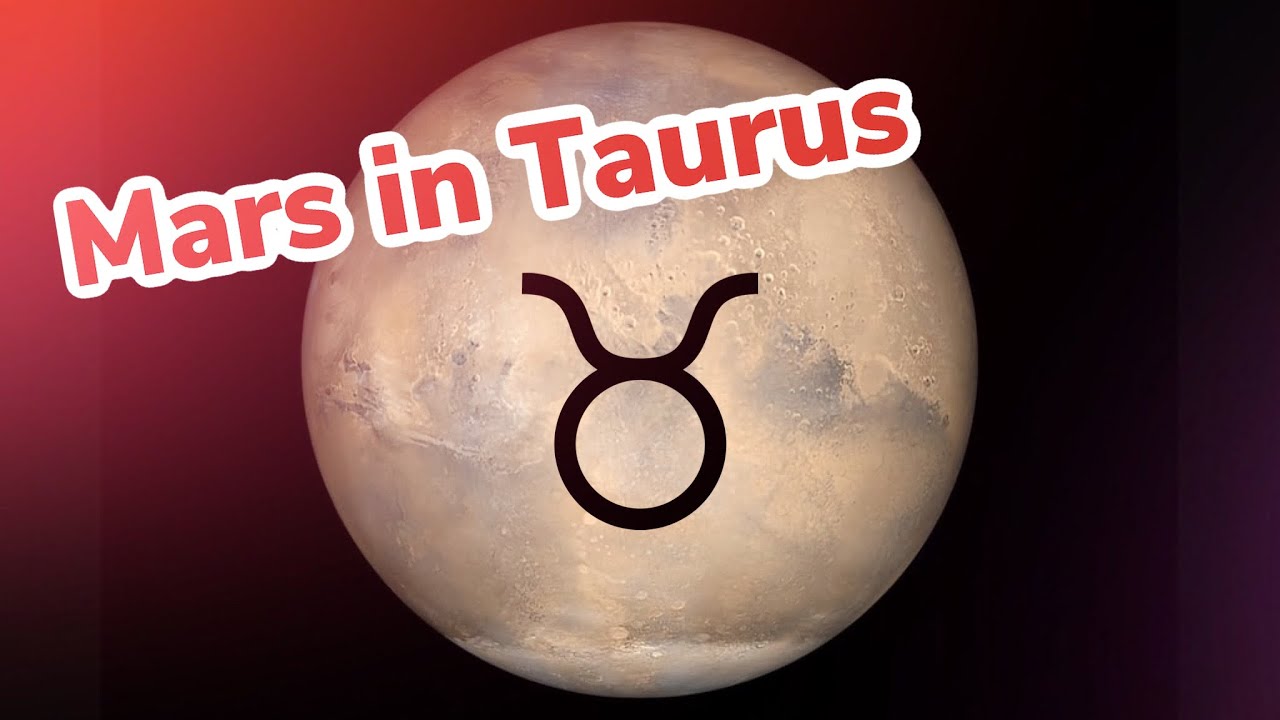 Being Comfortable with the Uncomfortable - Natal Mars in Taurus