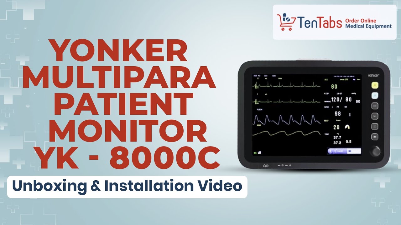 Unboxing And Installation of Yonker Multi Para Patient Monitor YK-8000C