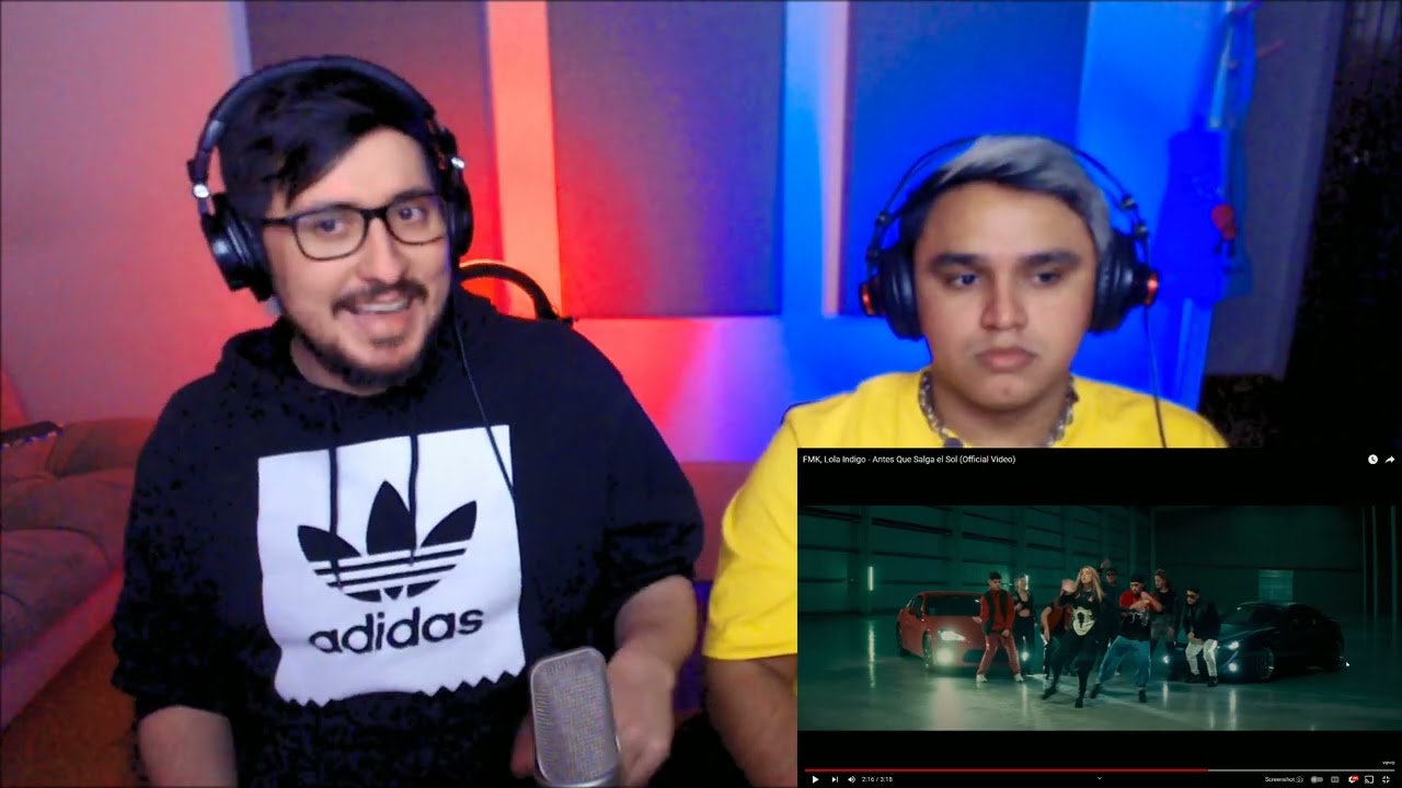[Reacci&oacute;n] FMK, Lola Indigo - Antes Que Salga el Sol (Official Video) | ANYMAL LIVE 🔴