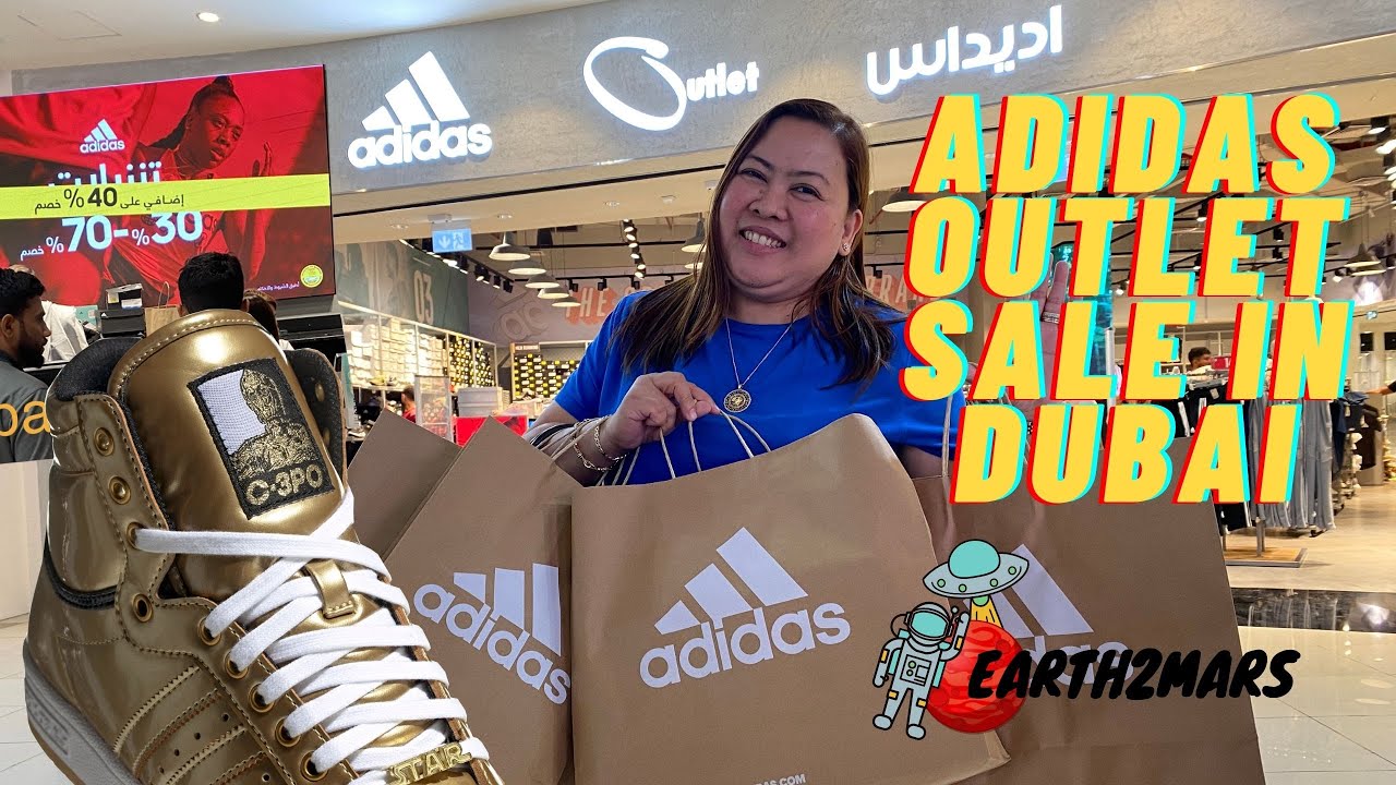 Crazy adidas outlet sale in Dubai!