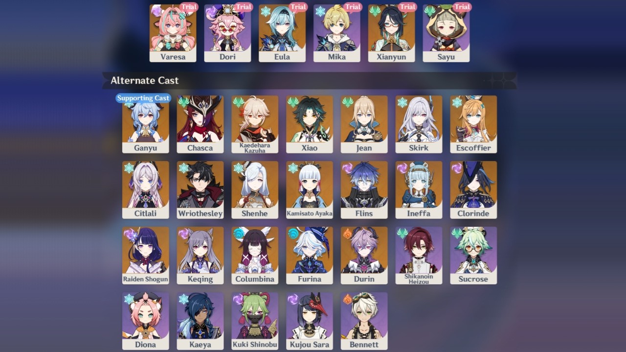6.4A Imaginarium Theatre (fxmsl's Account): Learning 24 Characters