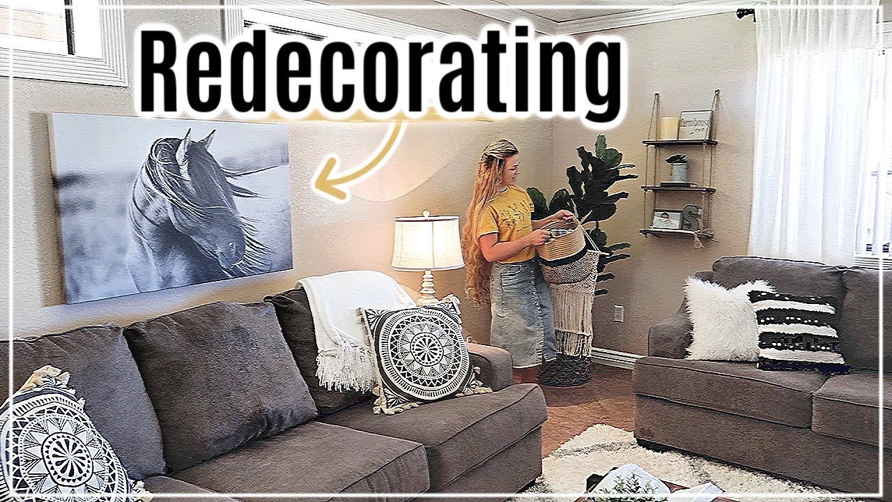 REDECORATING MY HOUSE | DECORATE WITH ME 2019 | MODERN FARMHOUSE DECOR