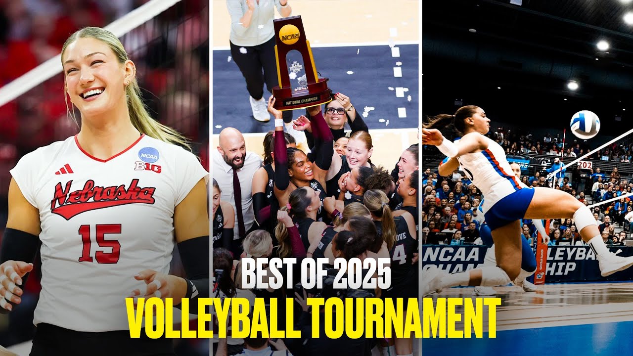 10 minutes of the best 2025 NCAA volleyball tournament moments