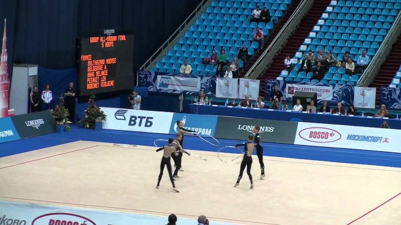 France. 5 Hoops. RG WC 2010 Gymnastique rythmique
