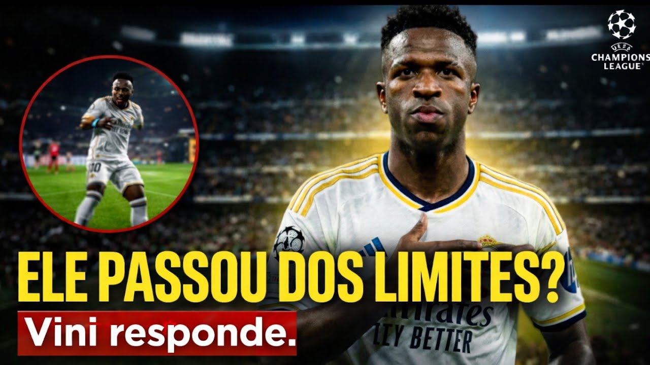 ELE PASSOU DOS LIMITES? Vinícius Júnior RESPONDE e o Real Madrid VENCE o SL Benfica! 🚨
