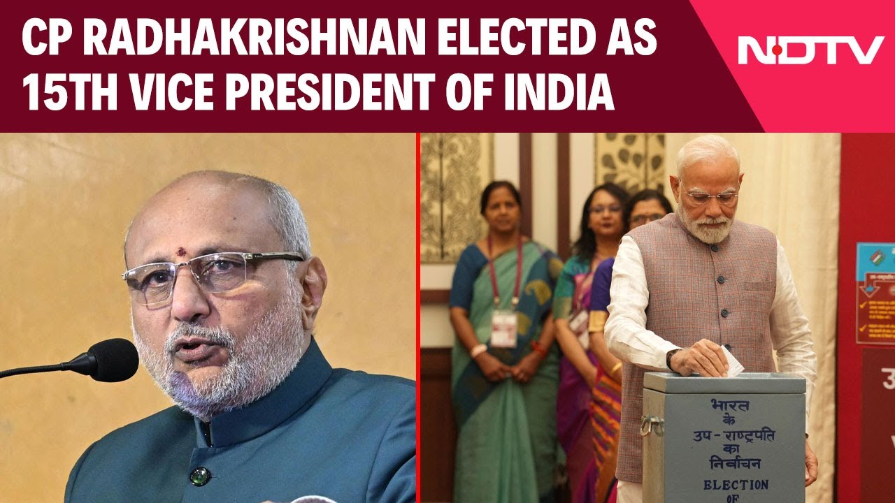 Vice President News | NDA-Backed CP Radhakrishnan Elected India's Next Vice President