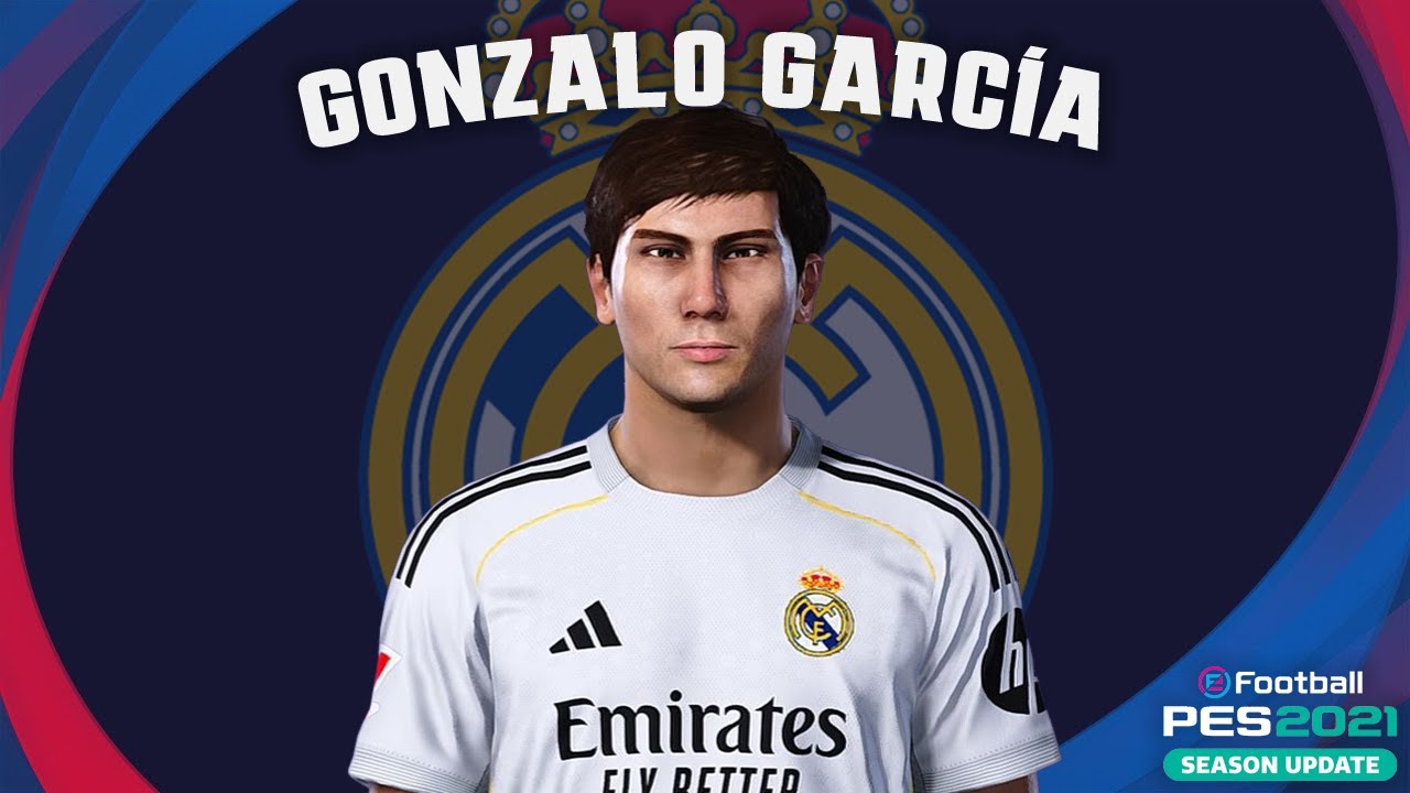 Gonzalo García🇪🇸 (Real Madrid) How to create in Pes 2021