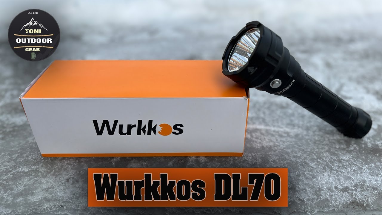 Wurkkos DL70 Taschenlampe für Camping #tauchen  #outdoors #wandern #tauchen #ledlights #blackout