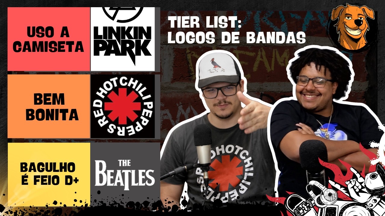 A MELHOR e PIOR logo de banda de todos os tempos! (Tier list #4)
