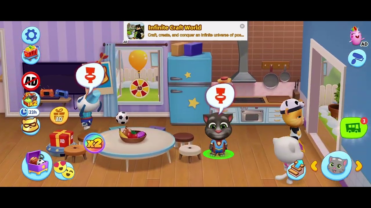 Tom Friends Talkingtom #Marcus&Athalia #pleaselikeandsubcribe #Tomfriends #Talkingtom 