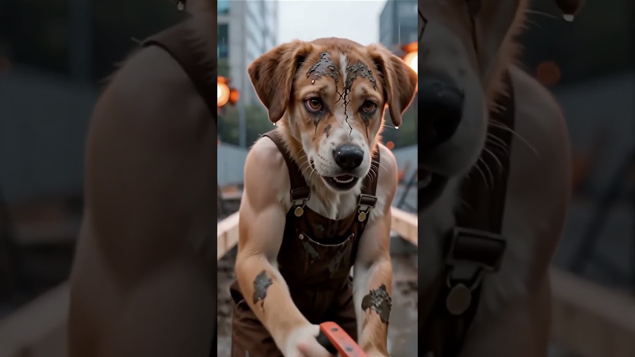 Hard work never gives up 💪 | Dog Hard Work Story 
