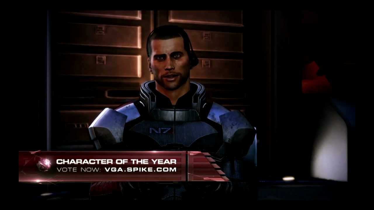 Mass Effect at VGA 2012 - Garrus, Jane and John Shepard playing at multiplayer