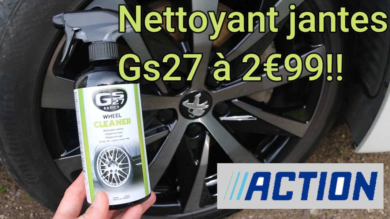 Essai produits Action à 2€99: valent-ils le coup? Nettoyant jantes Gs27