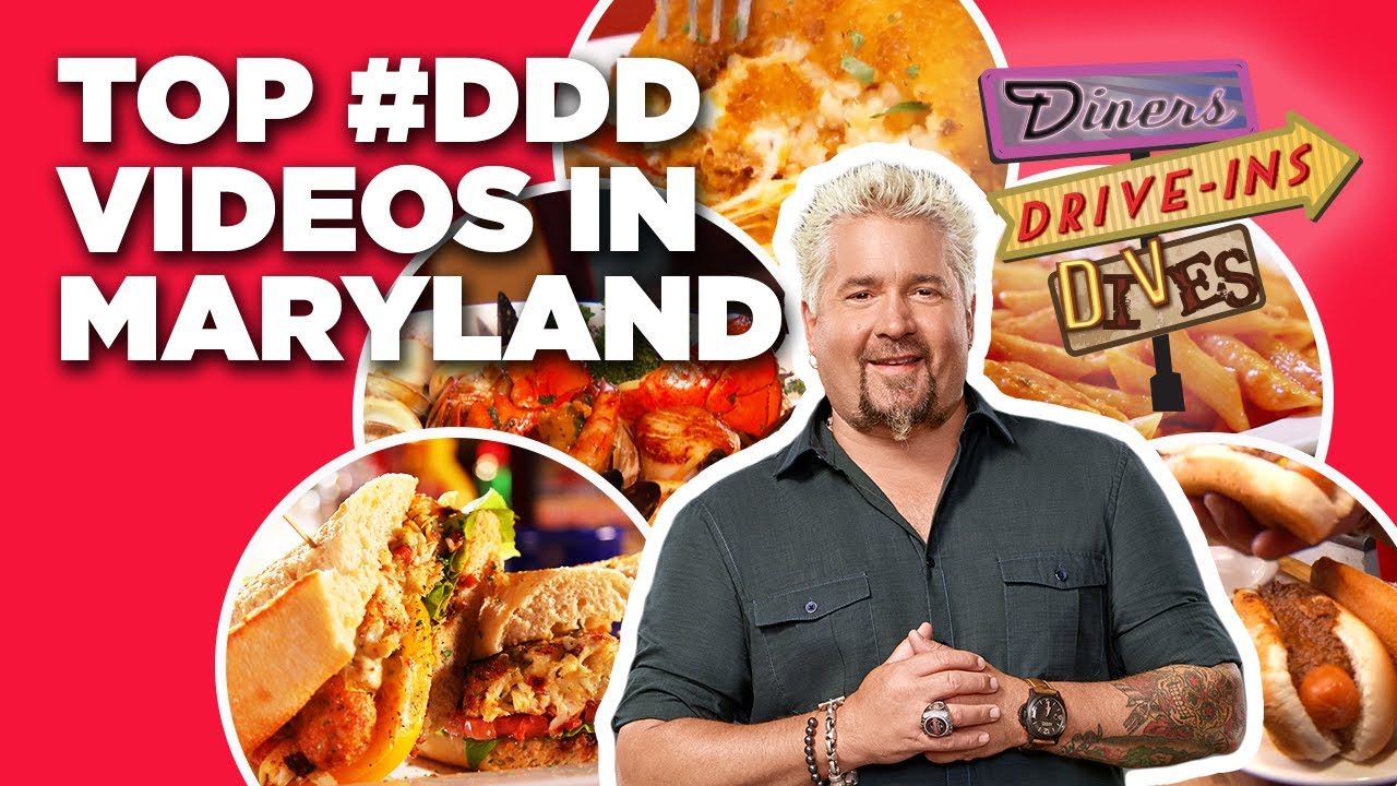 Top #DDD Videos in Maryland with Guy Fieri | Diners, Drive-Ins and Dives | Food Network