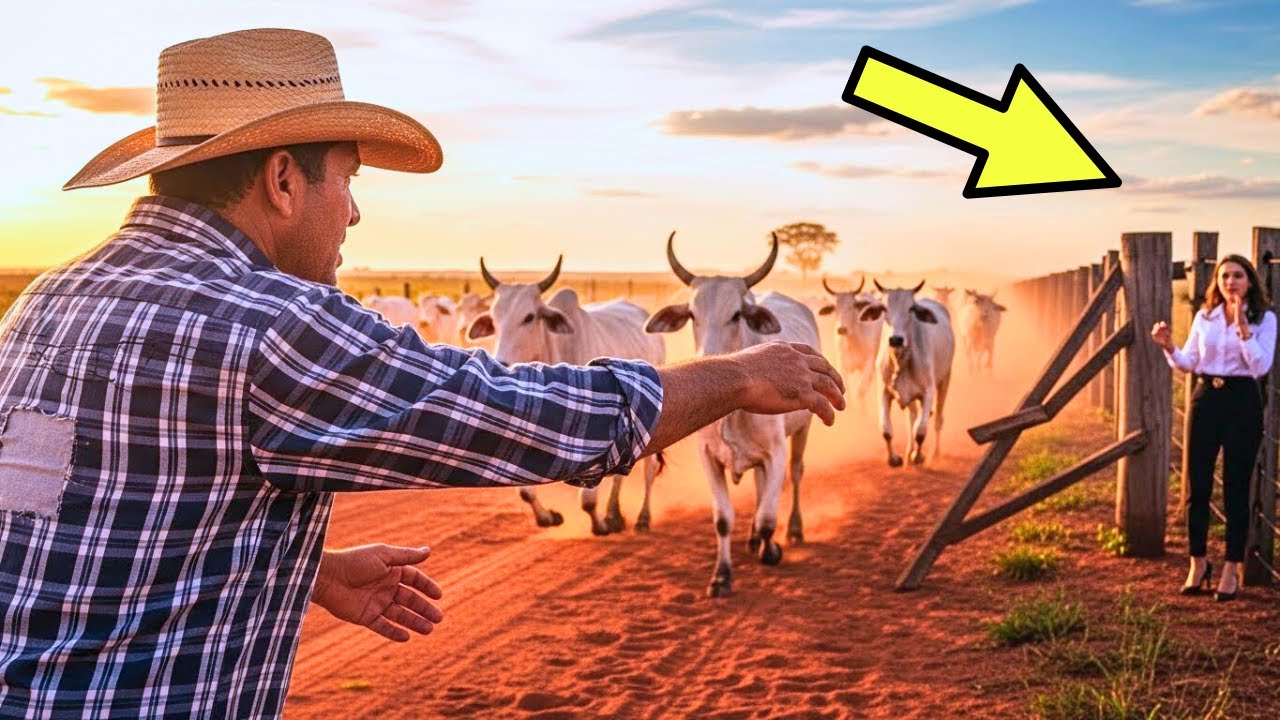 PEÃO HUMILDE IMPEDIU O ROUBO DO REBANHO — SEM SABER QUE A DONA MILIONÁRIA TINHA...
