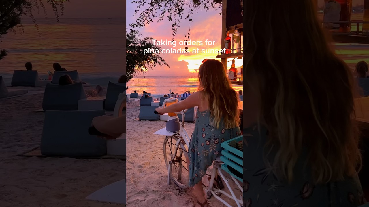 Fun things to do in Gili Meno, Bali 🍹🧡 #bali #gilimeno #giliislands #indonesia #lepirate #sunset