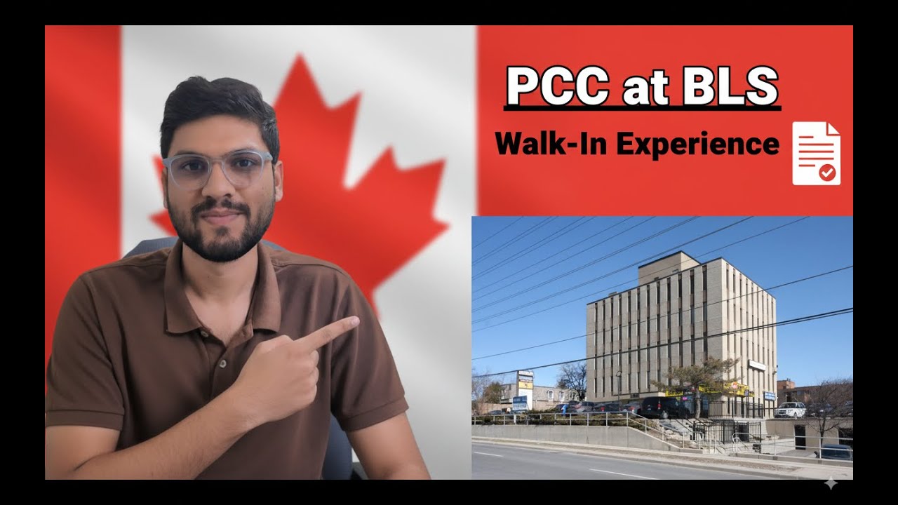PCC Application at BLS Canada (Mississauga) 🇨🇦 | Walk-In Experience, Cost, Time & Tips